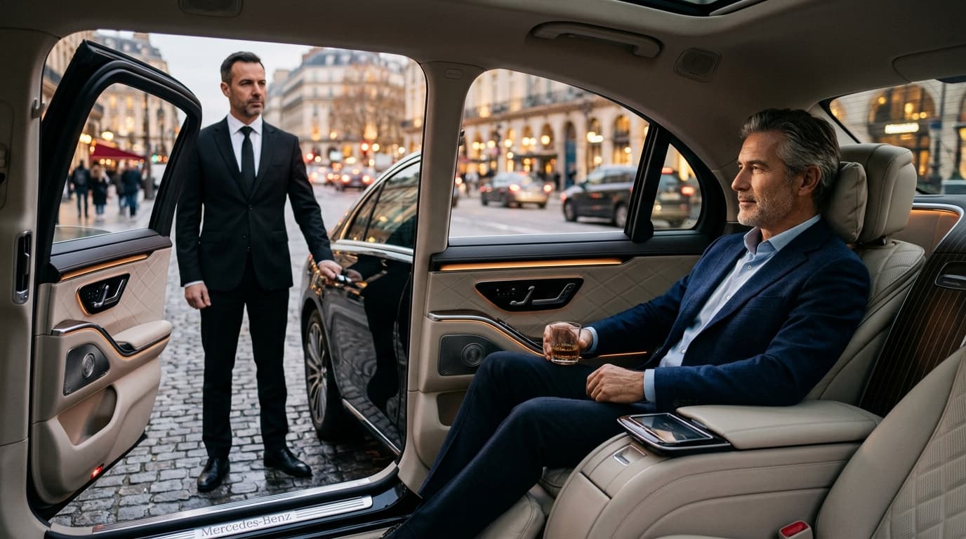 LimoCrest executive chauffeur luxury cabin